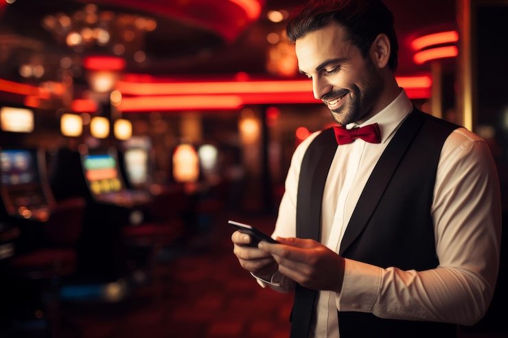ling gacor platform interface showing live dealer table, sportsbook odds, and mobile app menu